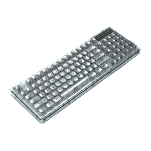 K347 Wireless Transparent Membrane Keyboard